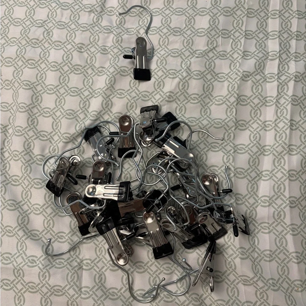 30 stainless steel laundry hooks